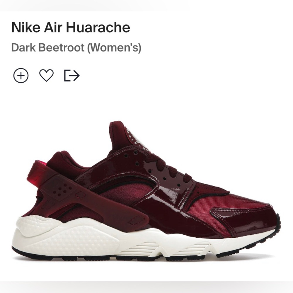 Nike Women's Air Huarache - Dark Beetroot - NIB Size 7